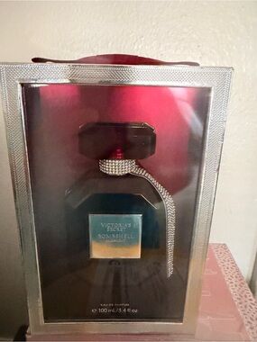 Victoria's Secret Bombshell Midnight Perfume - Black and Pink Accents